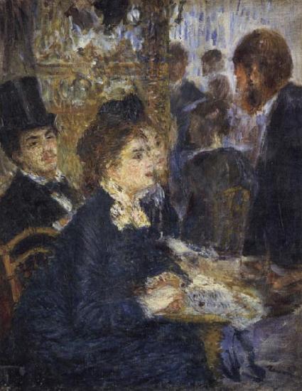 Pierre Renoir At the Cafe oil painting image